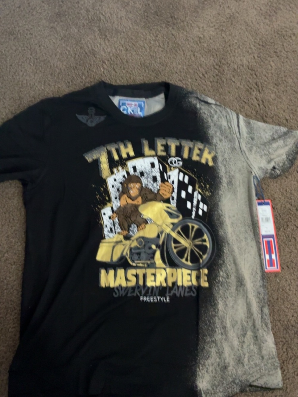 GENERATION Y Black and Red Tag Accent